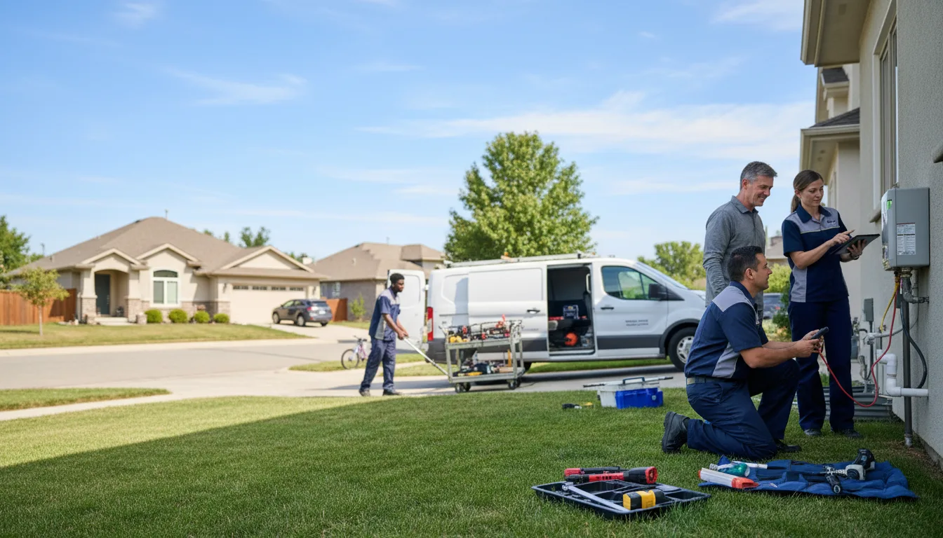 Tankless water heater service in Mitchells, VA